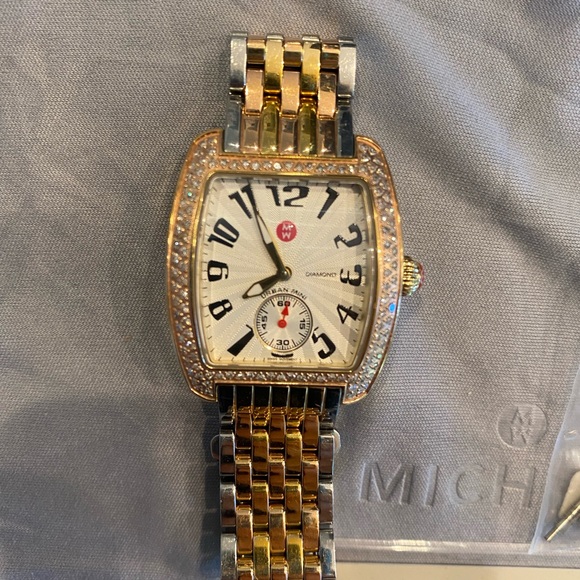 Michele diamond urban mini watch main image 10